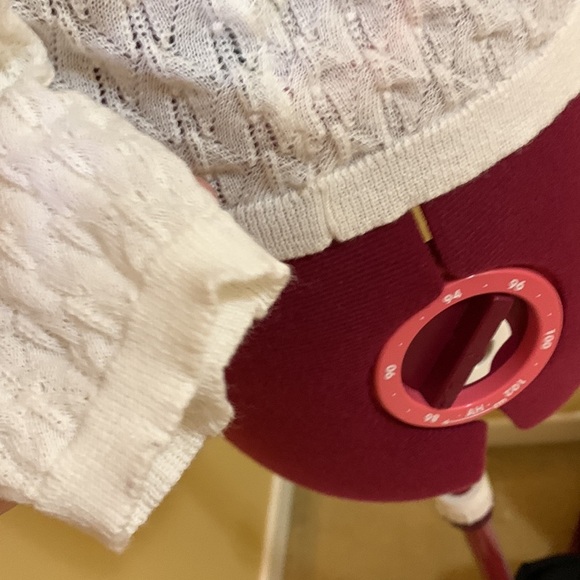 NWOT Zara knit top with collar and 3/4 sleeves 🔴 - Picture 8 of 13